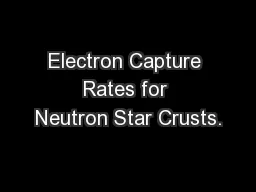 Electron Capture Rates for Neutron Star Crusts.