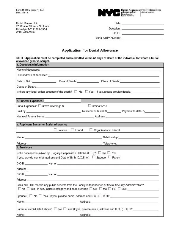 Form M-860w (page 1)  LLF