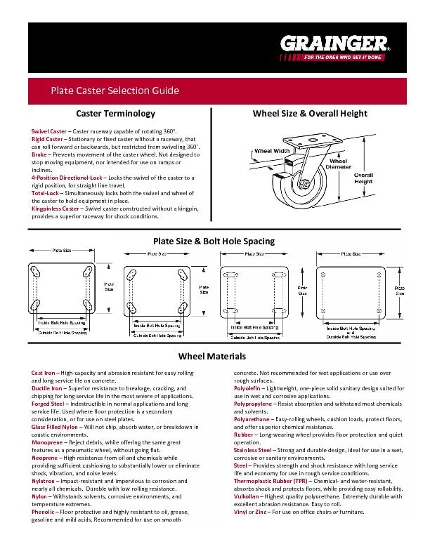 PlateCasterSelectionGuide