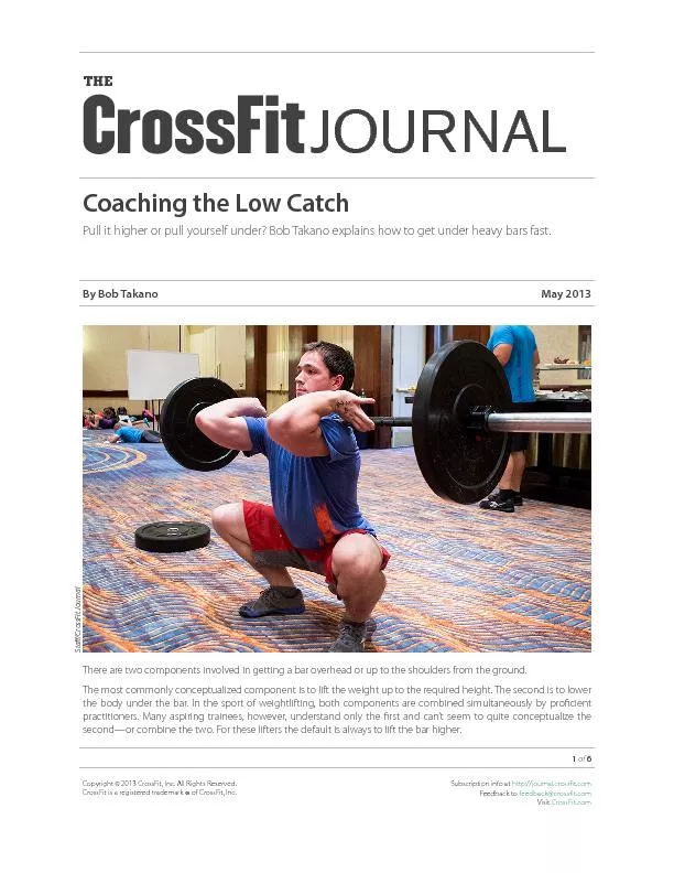 Copyright  2013 CrossFit, Inc. All Rights Reserved.CrossFit is a regis