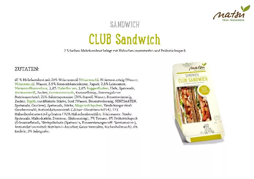 CLUB Sandwich