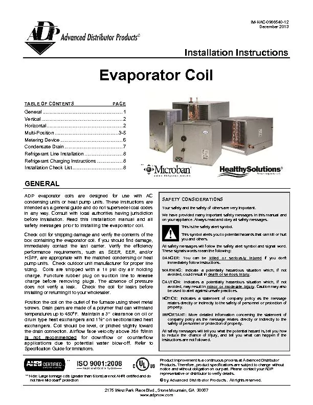 Evaporator Coil