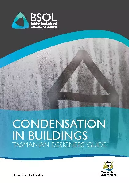 CONDENSATION IN BUILDINGS