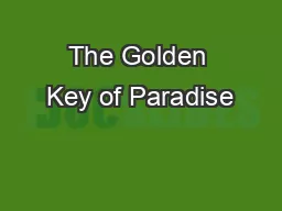 The Golden Key of Paradise