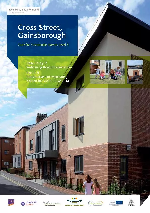 // Cross Street, Gainsborough Case Study // Part 1 // Construction and