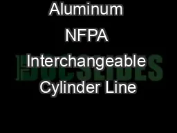 Aluminum NFPA Interchangeable Cylinder Line