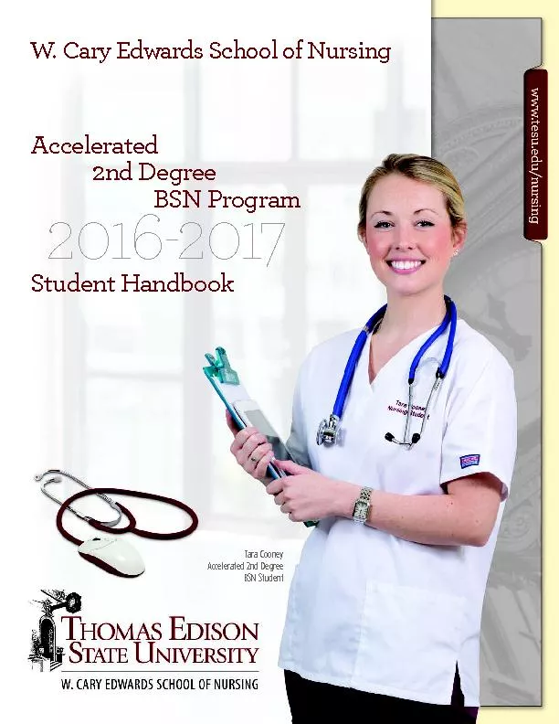 Accelerated 2nd Degree BSN Program Student Handbook2016-2017