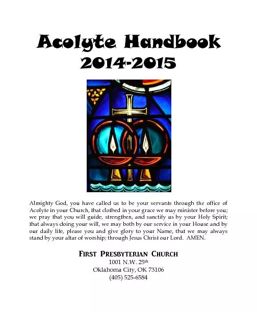 Acolyte Handbook