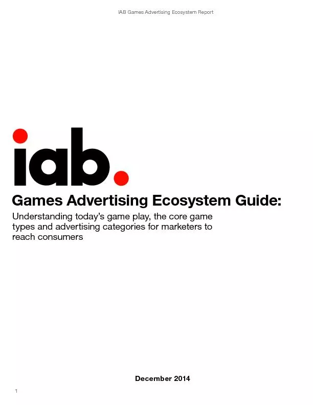 Games Advertising Ecosystem Guide: