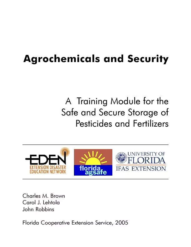 Agrochemicals and Security