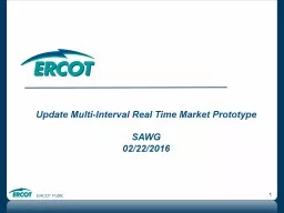 Update Multi-Interval Real Time Market