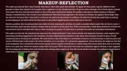 Makeup-reflection