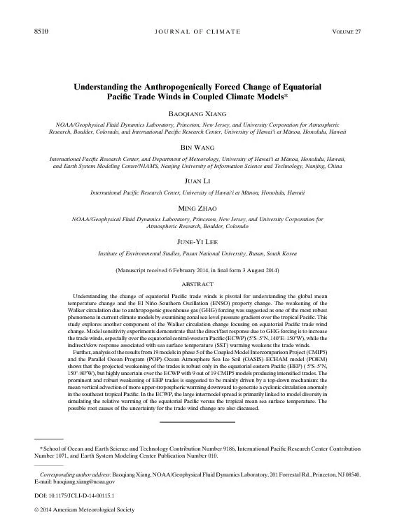 PDF-UnderstandingtheAnthropogenicallyForcedChangeofEquatorialPaci thumbnail