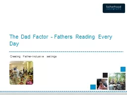 The Dad Factor - Fathers Reading Every Day