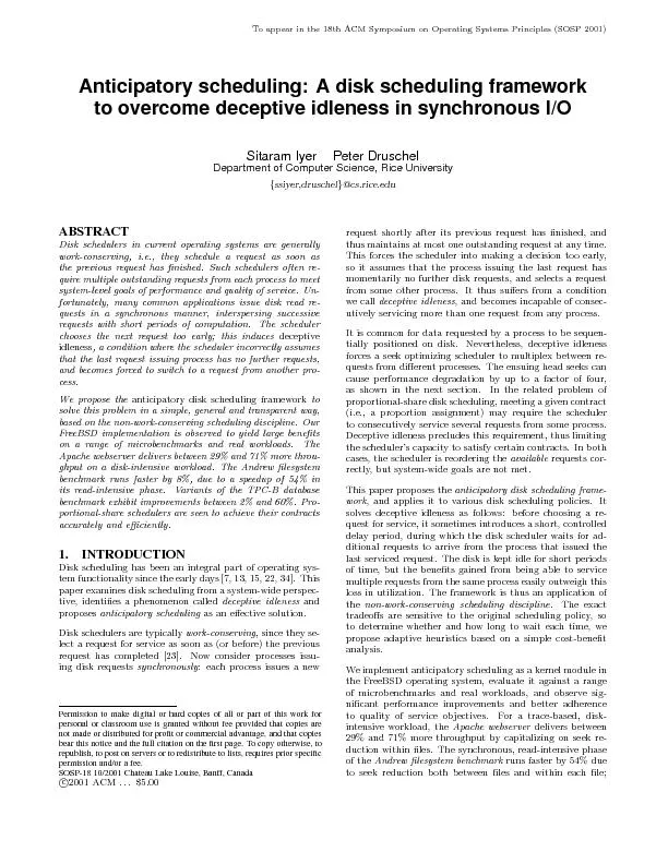 Toappearinthe18thACMSymposiumonOperatingSystemsPrinciples(SOSP2001)Ant