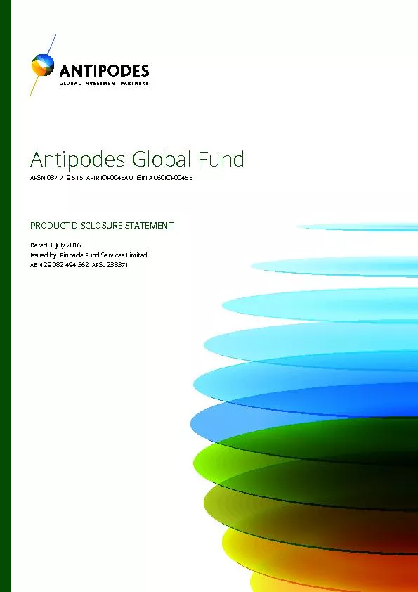 Antipodes Global Fund