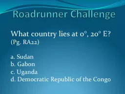 Roadrunner Challenge