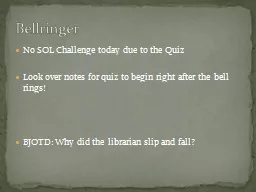 No SOL Challenge today due to the Quiz