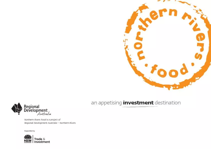 Northern Rivers Food is a project of