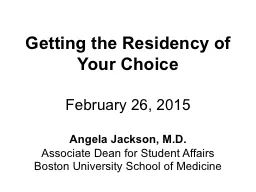 Getting the Residency of Your Choice