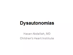 Dysautonomias
