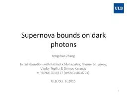 Supernova bounds