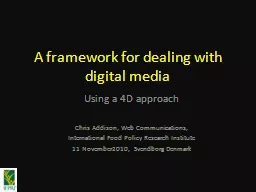 A framework for dealing with digital media