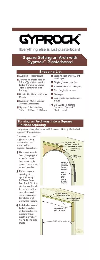 Turning an Archway into a Square