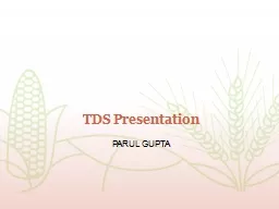 TDS Presentation