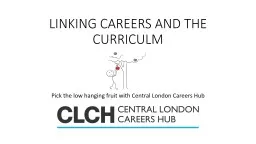 LINKING CAREERS AND THE CURRICULUM