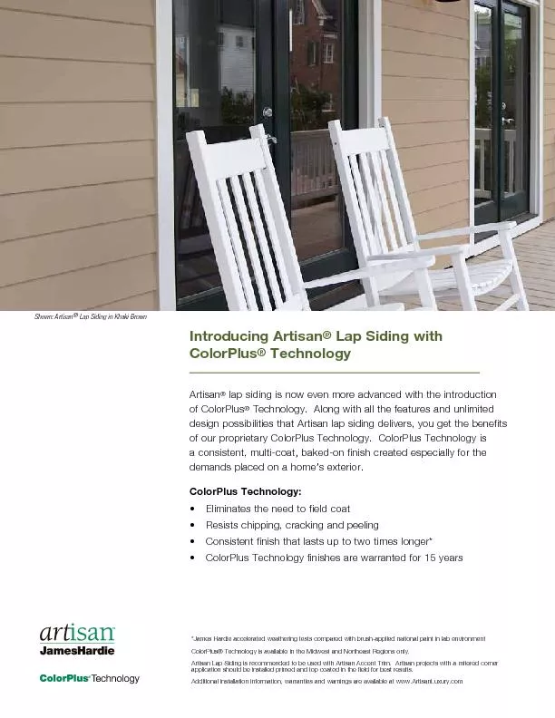 lap siding is now even more advanced with the introduction  Technology