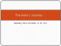 Vocabulary Week of October 10-14, 2011