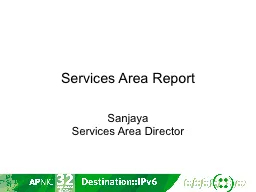 Services Area Report