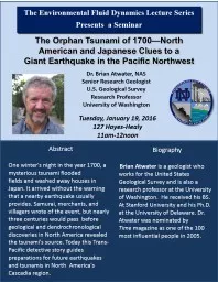The Orphan Tsunami of 1700—North