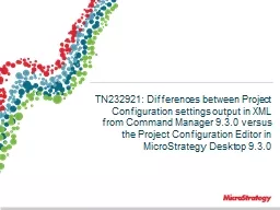 TN232921: Differences between Project Configuration setting