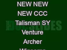 HGCA Recommended List Winter barley  MARKET OPTIONS AND GRAIN QUALITY CC NEW NEW NEW CCC