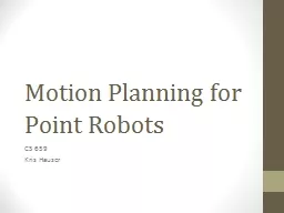 Motion Planning for Point Robots