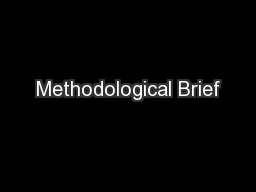 Methodological Brief