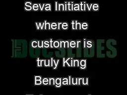 Big Bazaar Redefines the Concept of Customer Service Launches its Seva Initiative where