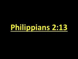 Philippians 2:13