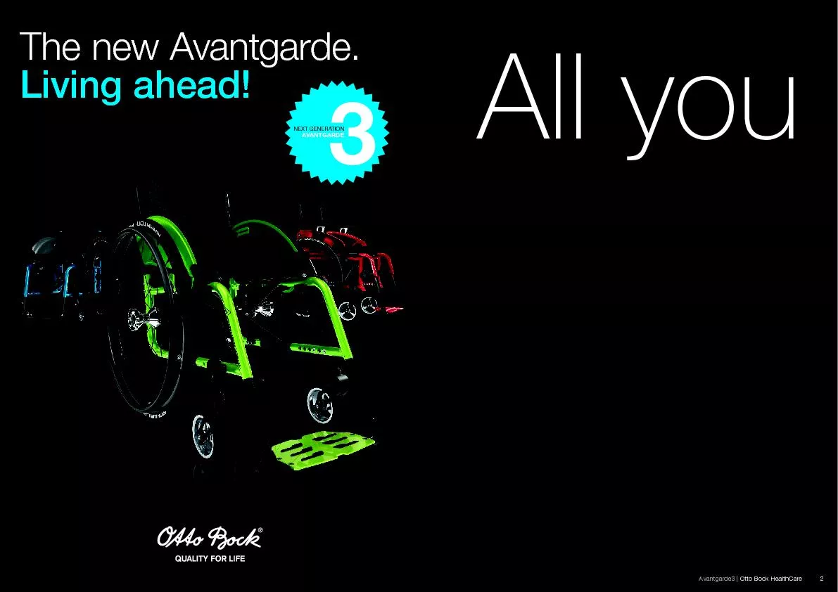 NEXT GENERATIONAVANTGARDEThe new Avantgarde.Living ahead!Avantgarde3 |