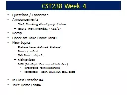 CST238 Week 4