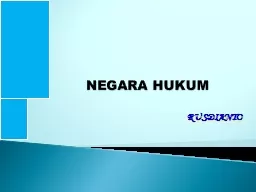 NEGARA HUKUM