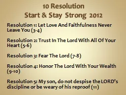 10  Resolution