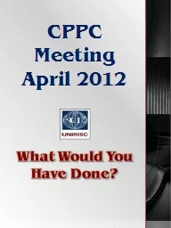 CPPC Meeting