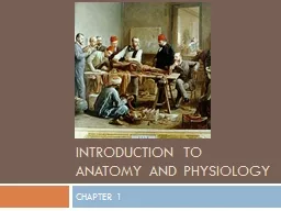 Introduction to anatomy and physiology