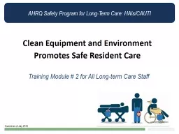 Clean Equipment and Environment