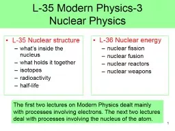 L-35 Modern Physics-3