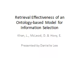 Retrieval Effectiveness of an Ontology-based Model for Info