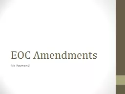 EOC Amendments